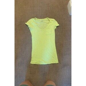 Lime green womens t shirt - XS